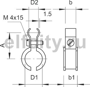 Тросовый зажим 6-13mm