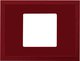 FD01611RW Рамка прямоугольная на 1 пост гор./верт., цвет red wine
