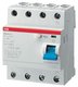 Выключатель дифференциального тока (ВДТ) 4P F204B-80/0,03