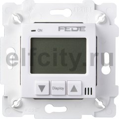 FD18001 Терморегулятор Цифровой. 16A, с LCD монитором, белый