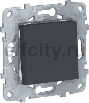 Unica New Переключатель 1-клав., сх. 6, 10 A, 250 В, антрацит