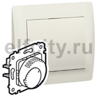 GLife Терморегулятор для теплого пола 10°-60°С, 16А 220В~, жемч.-бел.