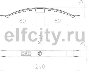 Кабельный зажим 2x8 NYM3x1,5