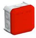 Распределительная коробка T40, 90x90x52, красная крышка