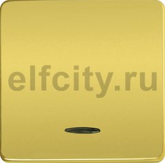 FD04312OR Клавиша широкая с подсветкой, цвет real gold