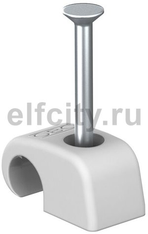 Крепежная скоба с гвоздем 7-12mm, L25