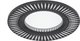 Точечный светильник Aluminium Round, черный/хром