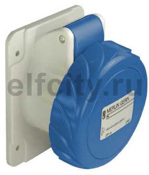 РОЗ СКР УСТ ПРМ ВИНТ 32А 2P+E IP67 220В