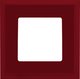 FD01601RW Рамка квадратная на 1 пост гор./верт., цвет red wine