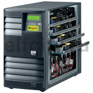 Одиночный шкаф без батарей - Megaline - однофазный модульный ИБП напольного исполнения - on-line - 1250 ВА