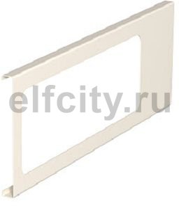 Приборная накладка для монтажа устройств 110x300 мм (сталь,белый)