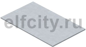 Заглушка монтажного основания прямоугольная для GES2 185x109x3 мм (сталь)
