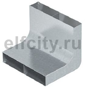Вертикальный угол 90° кабельного канала EUK 250x48 мм (сталь)
