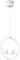 Подвесной светодиодный светильник Lumion Jasper 3717/18L