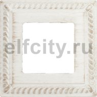 FD01231BD Рамка на 1 пост гор/верт, цвет white decape