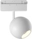 Трековый светодиодный светильник для магнитного шинопровода Maytoni Technical Ball TR028-2-15W3K-W