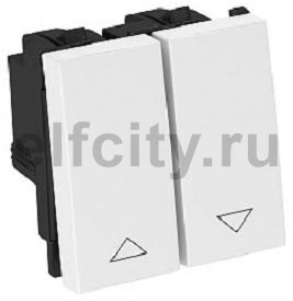 Выключатель для рольставней 10 A, 250 В (черный)