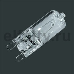 Donolux Лампа капсульная галогенная G9 60w, 220V прозрачная 2800K, 2000h