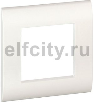 Декоративная рамка S990 для боксов Telitank одинарная (белый)