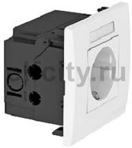 Укомплектованный розеточный блок AR45 (марк.,1xModul45,84x84x59 мм,зеленый)