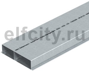 Кабельный канал для заливки в стяжку EUK 2000x190x48 мм (сталь)