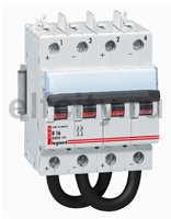 Автоматический выключатель постоянного тока - 800 В= - 6 А - 2 защищенных полюса - 4 модуля