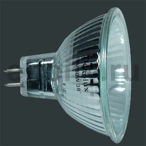 Donolux Лампа галогенная MR16 с алюминиевым покрытием 51mm 50w 38^ 12v, GU5,3 2800K, 3000h