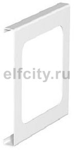 Приборная накладка для монтажа устройств 110x100 мм (сталь,белый)