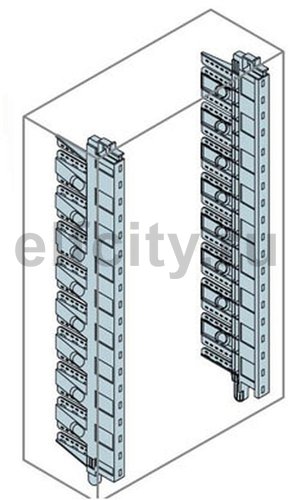 Комплект вертикальных юнитовых направляющих 22u для шкафа штк м 4 шт