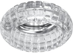 Точечный светильник Glass Round, кристалл