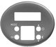 Накладка для механизма электронного терморегулятора 8140.5, серия TACTO, цвет серебряный