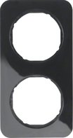 Рамка, R.1, 2-местная, цвет: черный