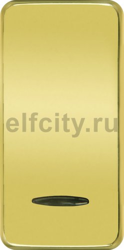 FD04313OB Клавиша узкая с подсветкой, цвет bright gold 50 % скидка