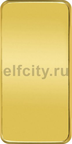 FD04311OR Клавиша узкая без подсветки, цвет real gold