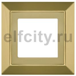 FD01251OB Рамка на 1 пост гор/верт, цвет bright gold