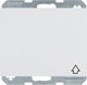 Штепсельная розетка SCHUKO с откидной крышкой, K.1, цвет: полярная белизна, глянцевый