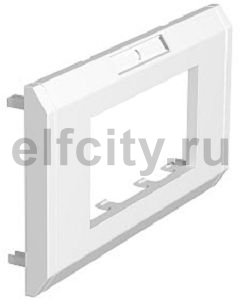 Рамка двойная с полем д/маркировки 170x86 мм (белый)