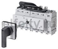 ПЕРЕКЛЮЧАТЕЛЬ 3-ПОЛЮСА IU=160A, P/AC-23A AT 400V=75KW FRONT MOUNTING FOUR-HOLE MOUNTING KNOB BLACK, NOT LOCKABLE