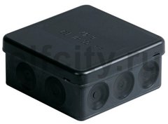 Коробка распределительная, наружного монтажа, IP55, черная