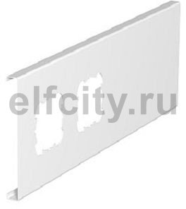 Приборная накладка для монтажа устройств 110x300 мм (сталь,белый)