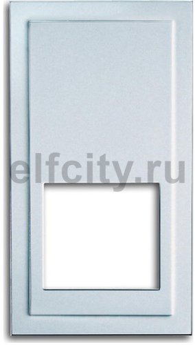 Розетка для электробритвы, 220/115 В, 20 ВА, серия solo/future, цвет серебристо-алюминиевый