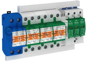 Комплект УЗИП 3+NPE (Класс I+II), 255 В