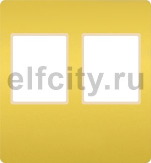 FD04318OR-A Монтажная плата для 2-го инф. разъема RJ-45, цвет real gold беж.