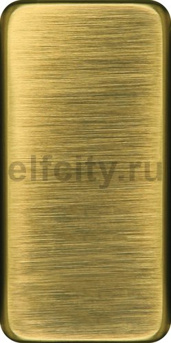 FD04311PB Клавиша узкая без подсветки, цвет bright patina