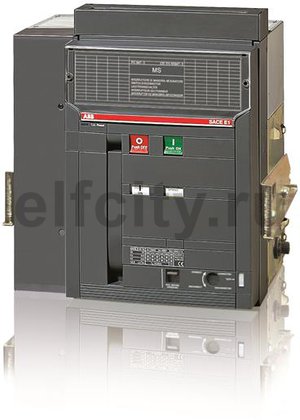 Выключатель-разъединитель выкатной до 1000В постоянного тока E1B/E/MS 1250 4p 1000V DC W MP