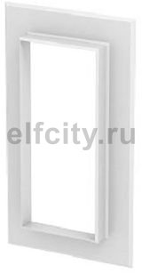Настенная стыковая рамка кабельного канала Rapid 80 90x210 мм (алюминий,кремовый)