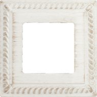 FD01231BD Рамка на 1 пост гор/верт, цвет white decape
