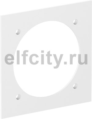 Накладка блока питания VH для монтажа устройств, 95x95 мм (белый)