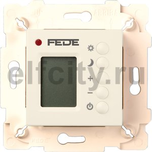 FD18004-A Терморегулятор Цифровой, с LCD монитором, бежевый