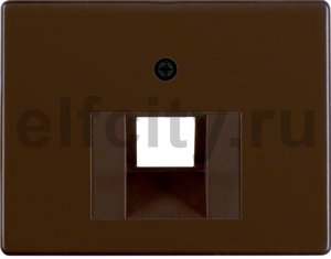 Центральная панель для розетки UAE, Arsys, цвет: коричневый, глянцевый
